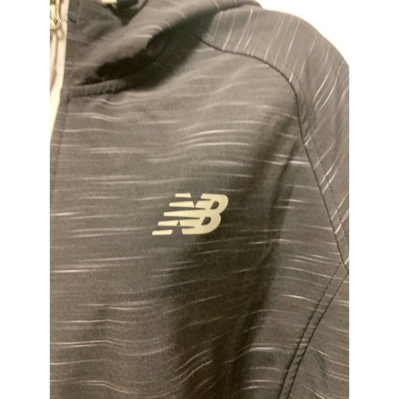 New Balance Black Shadow Run Jacket Water Resistant Size XL - Picture 7 of 10